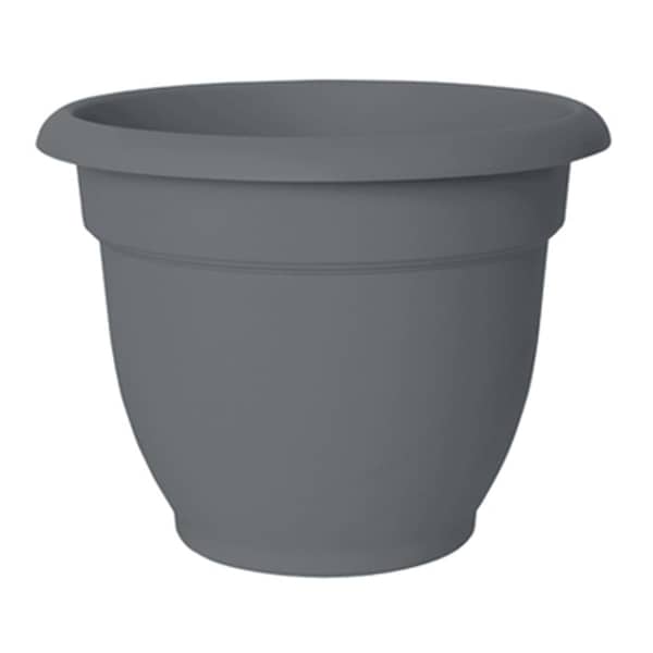 Bbq Innovations 8 in. Ariana Bell Shaped Planter, Charcoal BB2038620 - main